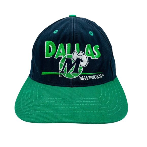 Rare 1990s Vintage Dallas Mavericks NBA Basketball Snapback Hat Cap TWINS USA - Picture 1 of 6